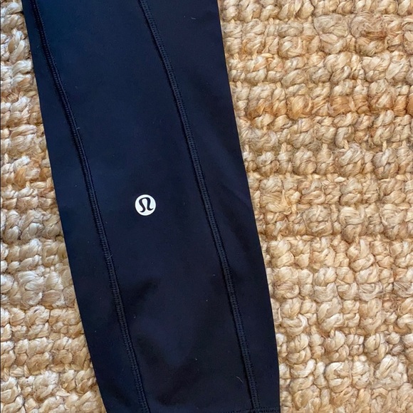 (Sold) Lululemon final lap crop 23” black nulux - Picture 11 of 13